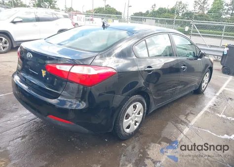 2015 Kia Forte Lx from USA, damaged, VIN KNAFK4A60F5433843